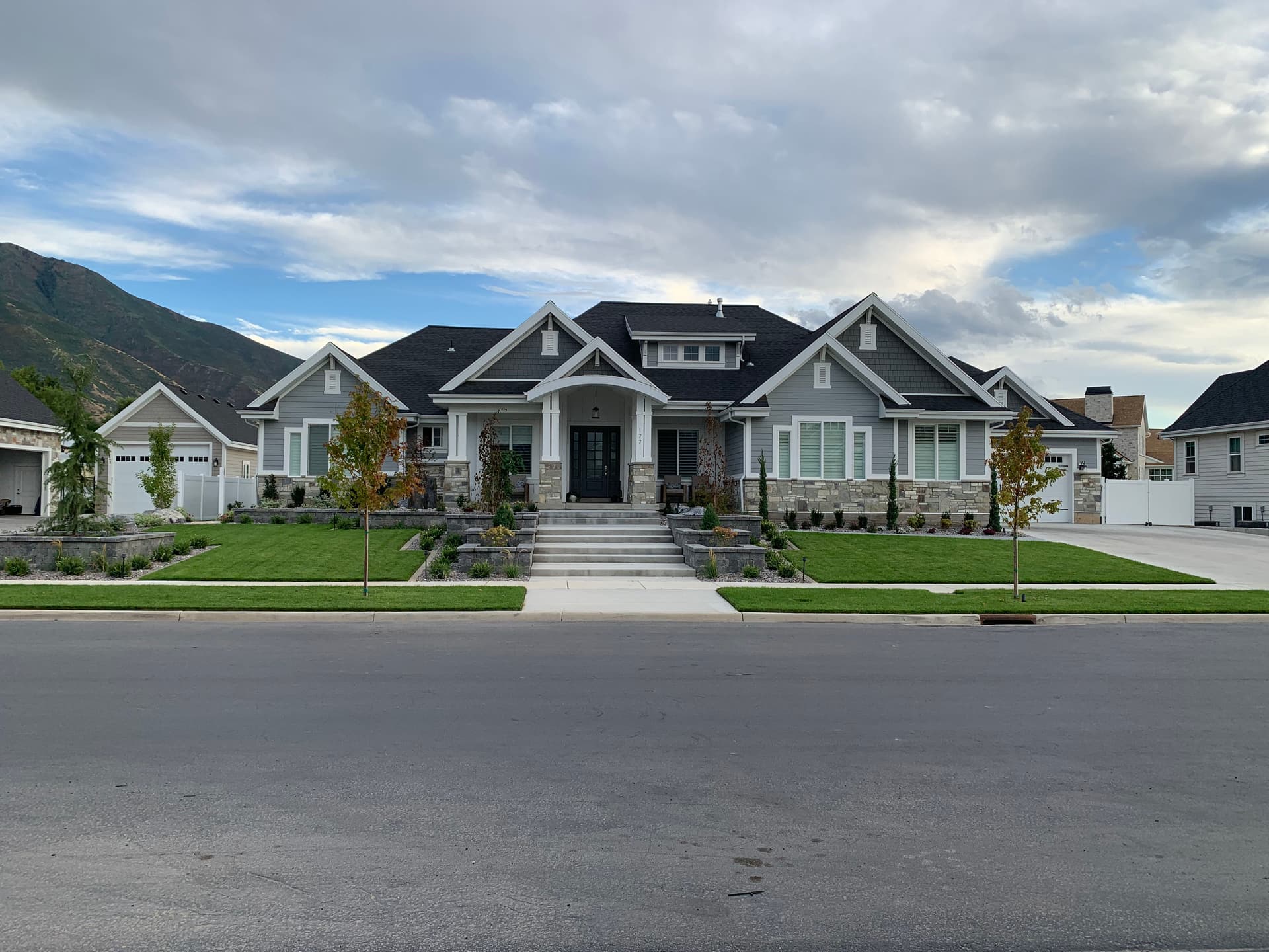 Custom Landscape Design with Rock Water Features in Mapleton image