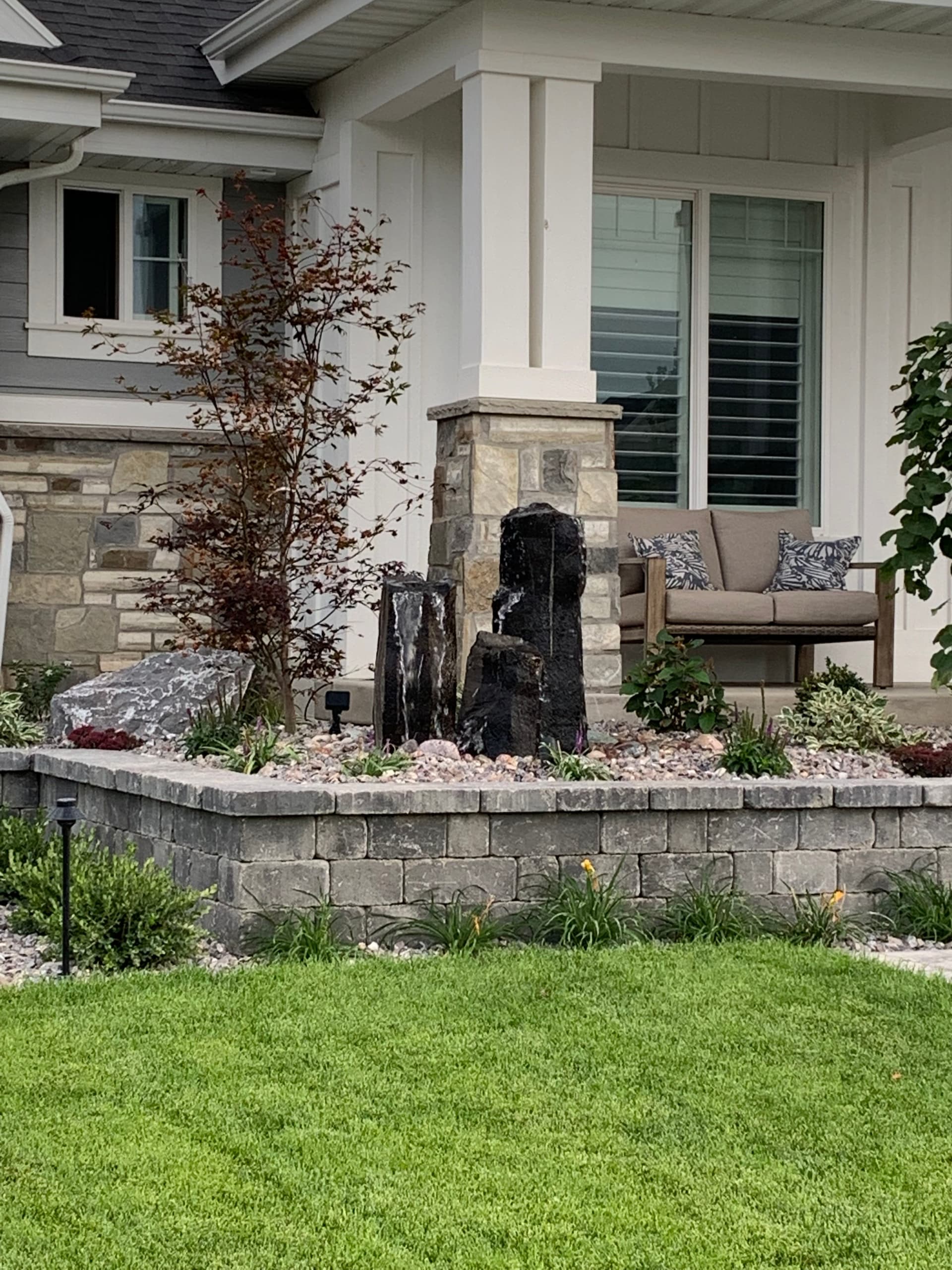 Gallery photos for Custom Landscape Design with Rock Water Features in Mapleton: Image #3